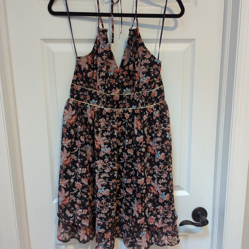 Floral halter dress